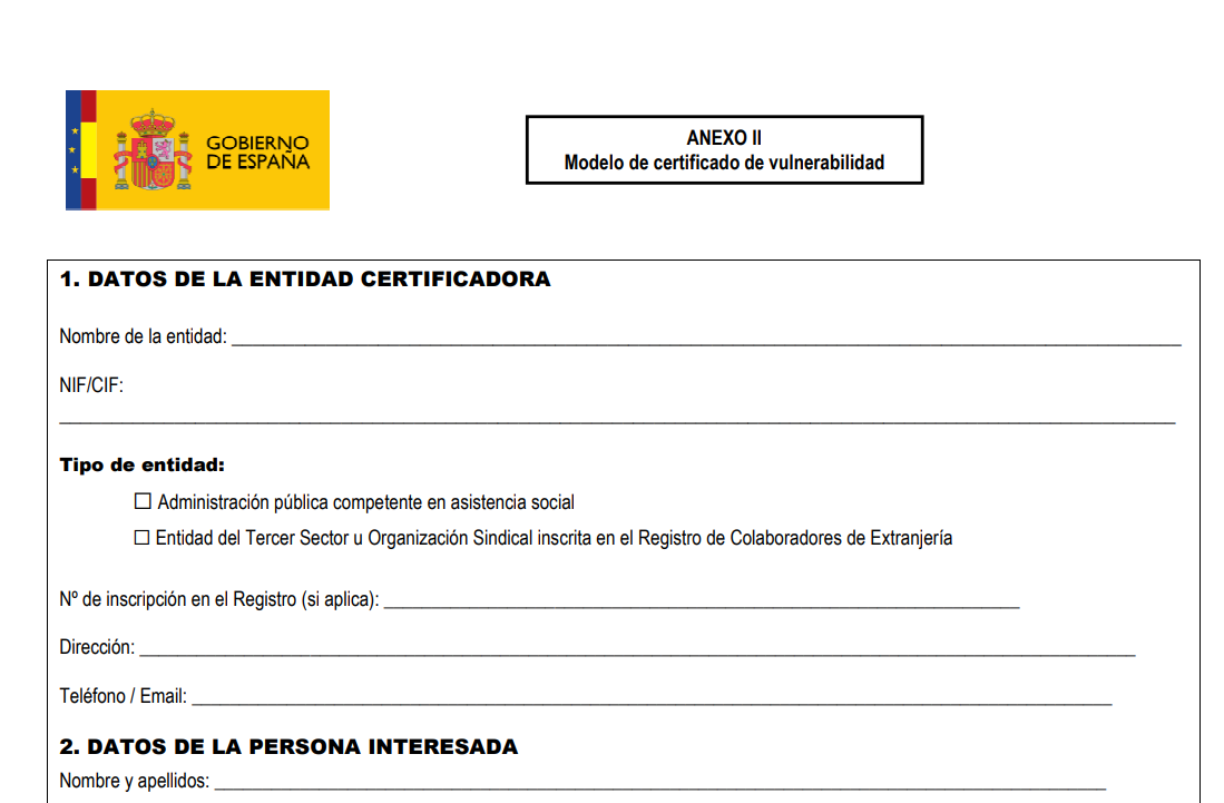 Certificado vulnerabilidad